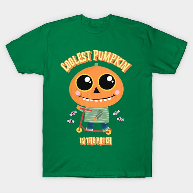 Coolest Pumpkin in the Patch Cute T-Shirt by BuddyandPrecious